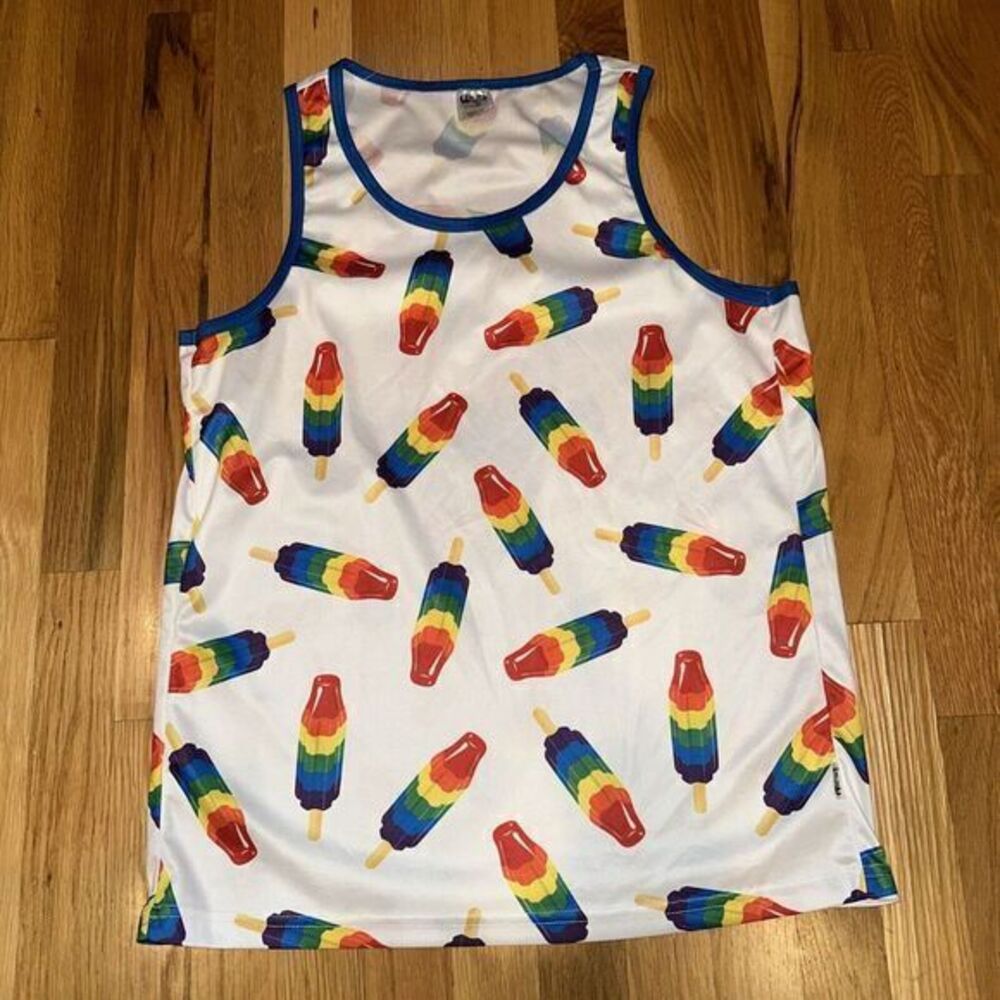 Uzzi Tank Top Size Small‎ Ice Popsicle Tank Top